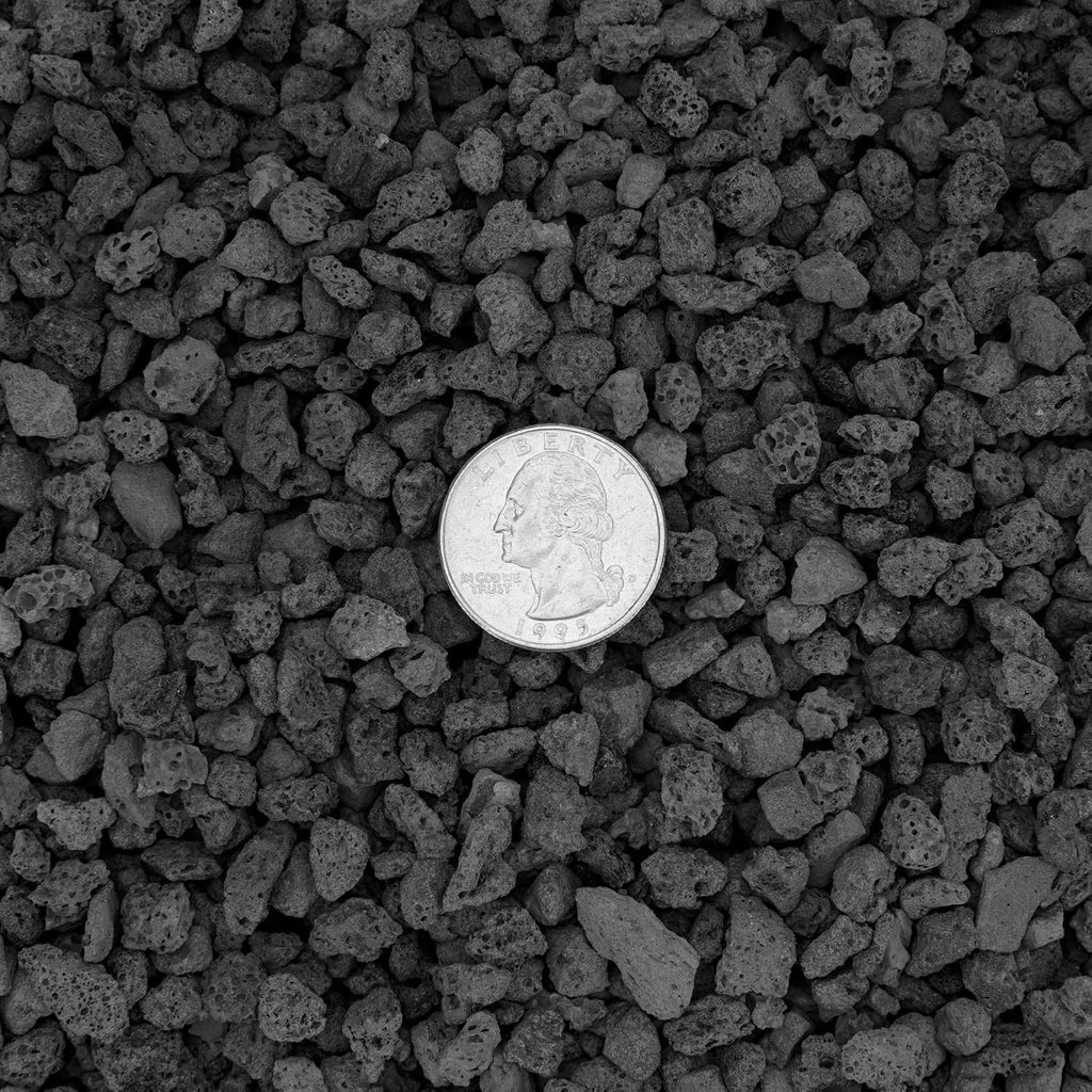 Stanbroil Lava Rock Granules - Decorative Landscaping for Fire Bowls, Fire Pits, Gas Log Sets, Indoor or Outdoor Fireplaces - 10 Pounds (0.1"-0.2")