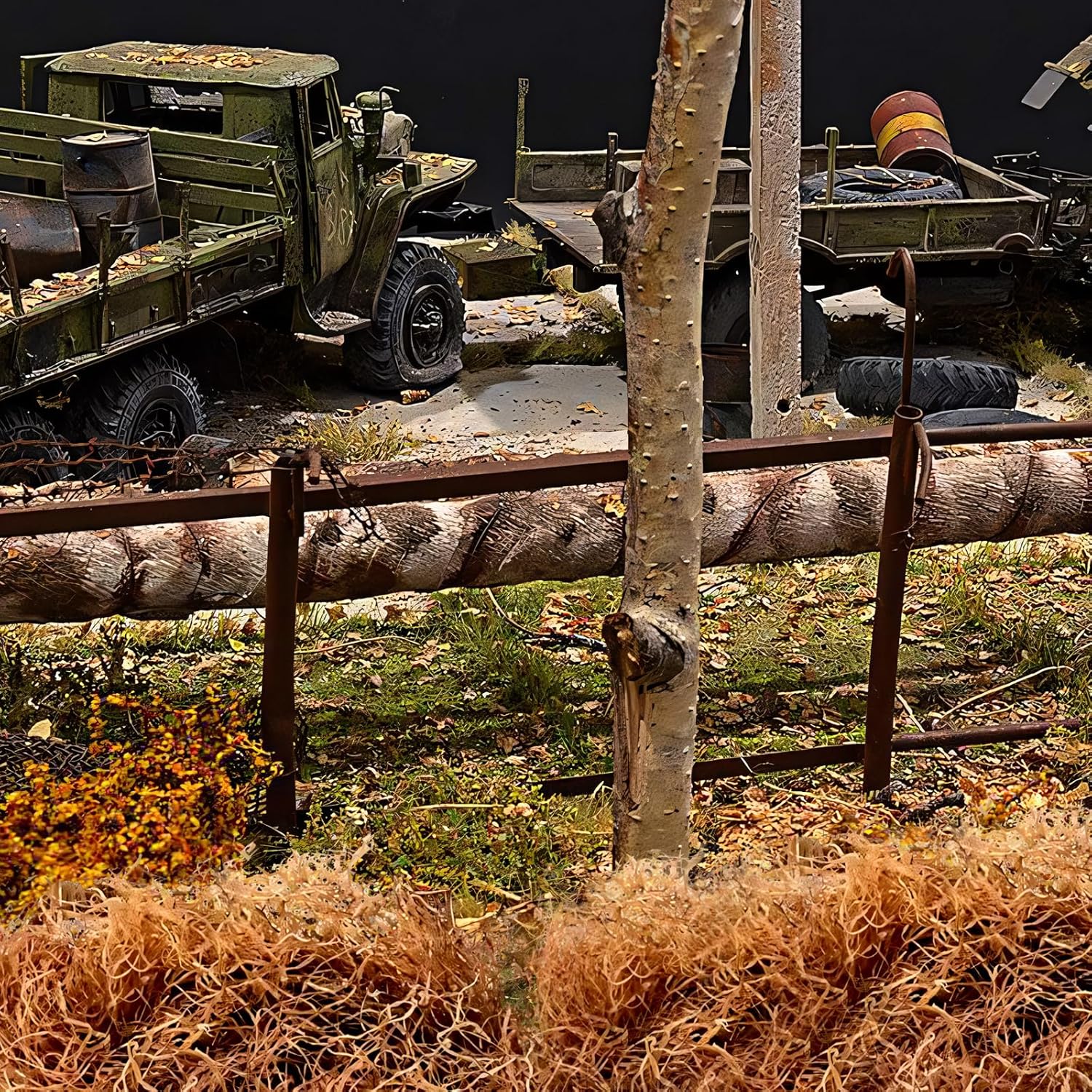 Warmtree Simulation Grass Miniature Static Grass Model Grass Diorama Supplies Artificial Grass for Diorama Materials Train Landscape Railroad Scenery Sand Military Layout Model