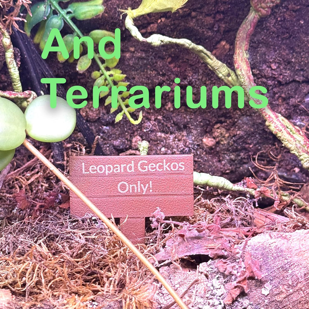 Custom Aquarium Sinking Sign, Terrarium & Reptile Safe Custom Text