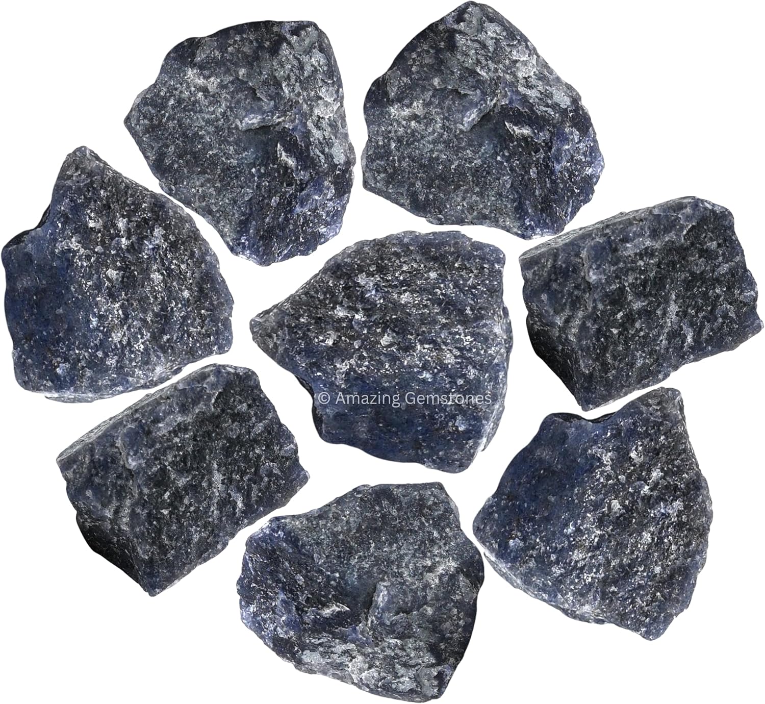 Amazing Gemstone Blue Aventurine Raw Crystals and Healing Stones, Natural Rocks for Tumbling and DIY Raw Stones and Crystals (1 lb)