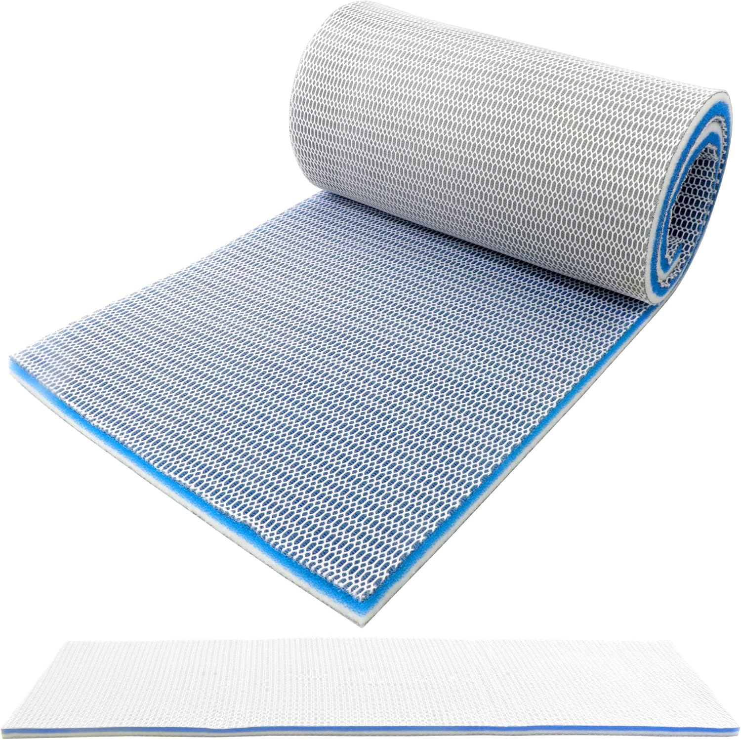 48x12 inch Sponge Aquarium Filter Media Accessories Cuttable 8-Layer Fish Tank Canister Filters Supplies Filter Floss for Aquariums Fish Tank Accessories Aquarium Sponge Filter