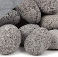 Lava Rock - 10-Pound Tumbled Lava Stones - 2" Black/Gray Lava Pebbles - Volcanic Rock - Landscaping Rocks - Medium