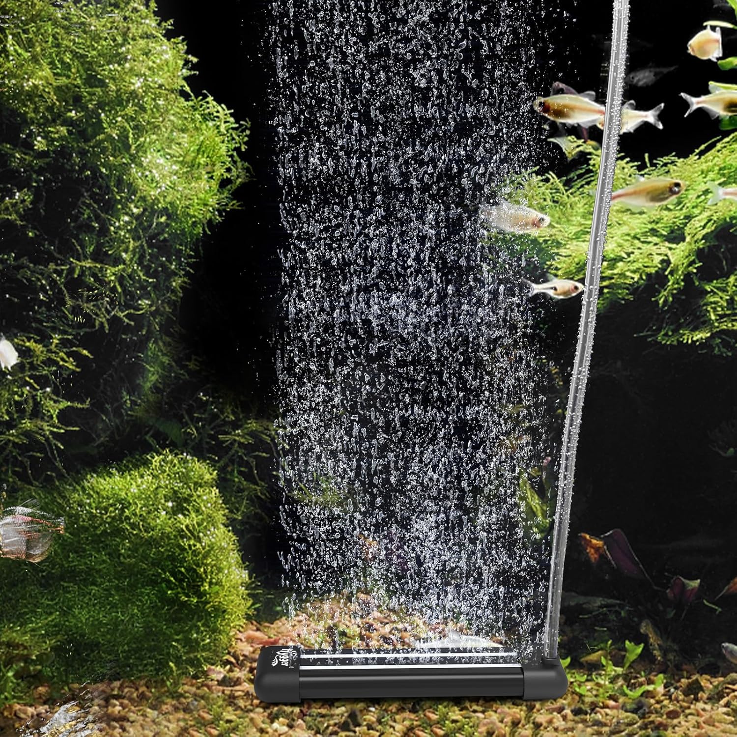 hygger Non-Clogging Fish Tank Bubbler, Aquarium Air Stone with Special EVA Material, Air Bubbler for Nano Air Pump Fish Tank Small Bucket and Hydroponics