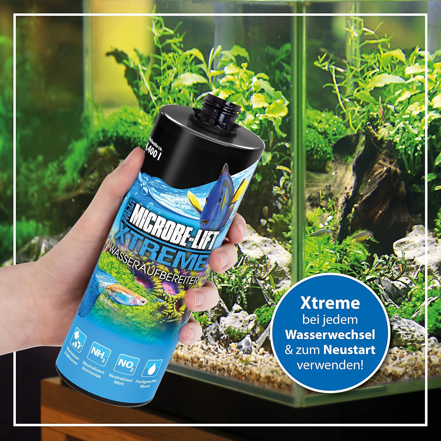 MICROBE-LIFT XTA16 Xtreme Water Conditioner Treatment for Aquariums and Fish Tanks, 16 Ounces