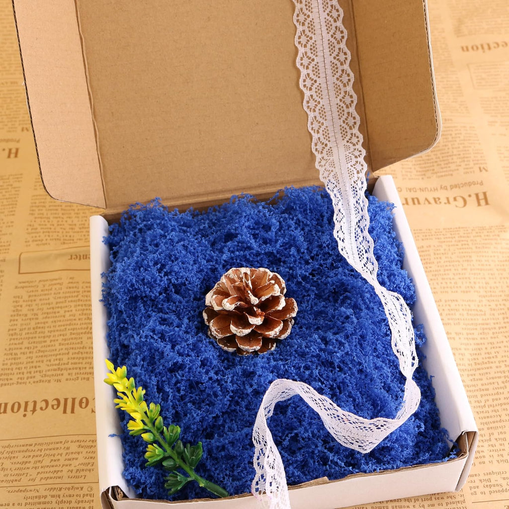 Caiyjhao Artificial Moss is Used for Dreamy Micro-Landscape, DIY Artificial Grass Decoration, Fairy Tale Garden Decoration, Indoor Planting and Flowerpot Home Decoration (Klein Blue3.5oz)