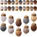 Tatuo 30 Pcs Christmas Felt Acorn Ornaments Colorful Wool Felt Acorn Pom Balls Mini Wool Acorns Bulk for DIY Xmas Crafts Christmas Tree Hanging Ornaments Party Favors Home Indoor Decor(Earth Colors)