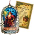 Funny Christmas Ornament 2025 – Book Lover Magic Christmas Ornament - Santa Ornament – White Elephant Gifts - Xmas Tree Funny Decoration