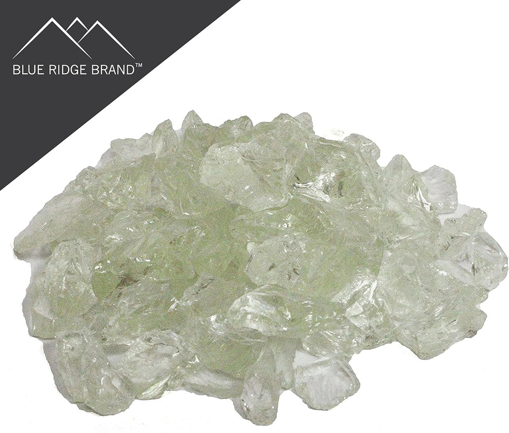 Crystal Fire Glass - Fire & Propane Pits & Fireplaces - Glass Stones (10 Pound)