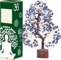 Lapis Lazuli Chakra Tree of Life, Crystal Tree of Life - Handmade Gemstone Tree, Feng Shui Tree, Crystal Decoration, Artificial Tree, Spiritual Gifts, Money Tree Bonsai, Stone Tree, Healing Crystals