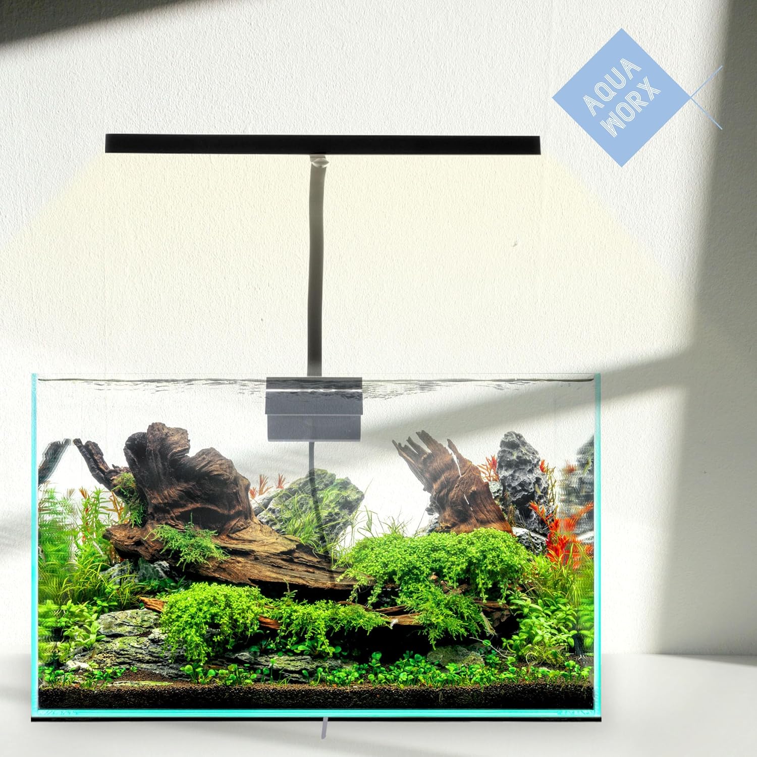 EOS LED Aquarium Light - Adjustable Gooseneck With 7-Mode RGB Settings - Ideal for Planted Tanks, Fish Tanks, Nano Aquariums - N7 RGB