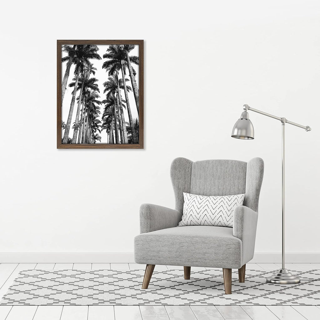 Americanflat 22x28 Poster Frame with Polished Plexiglass - Wide Picture Frames Made of Engineered Wood for Vertical or Horizontal Wall Display - Epic Collection - Mahogany