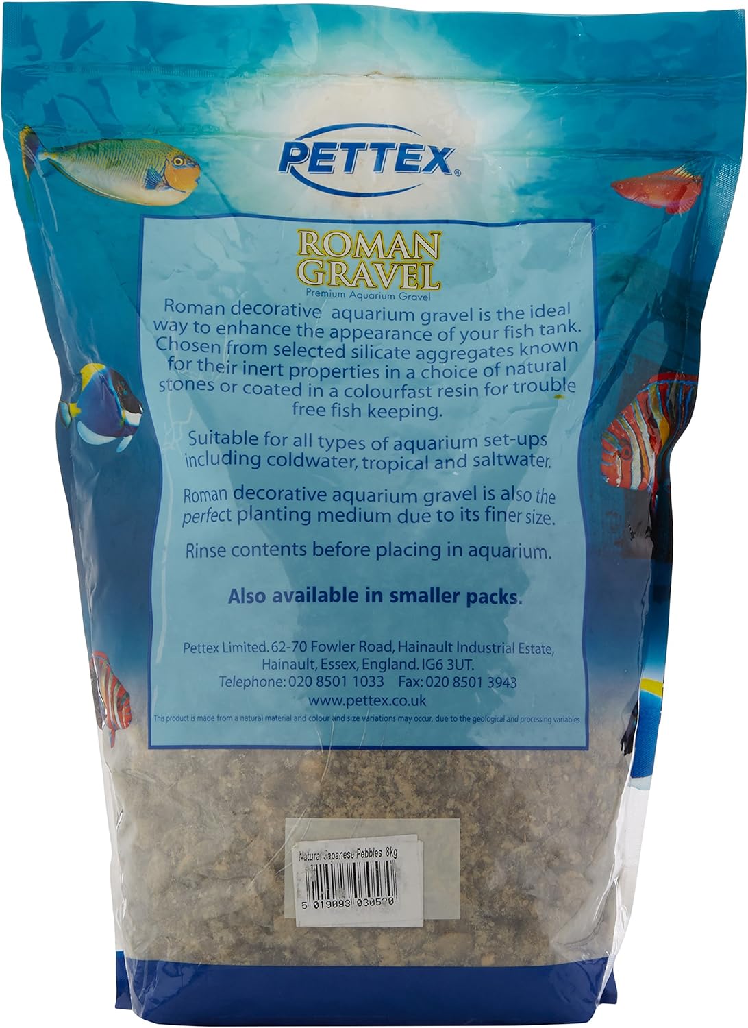Roman Gravel Aquatic Roman Gravel 2 Kg Natural Japanese Pebbles