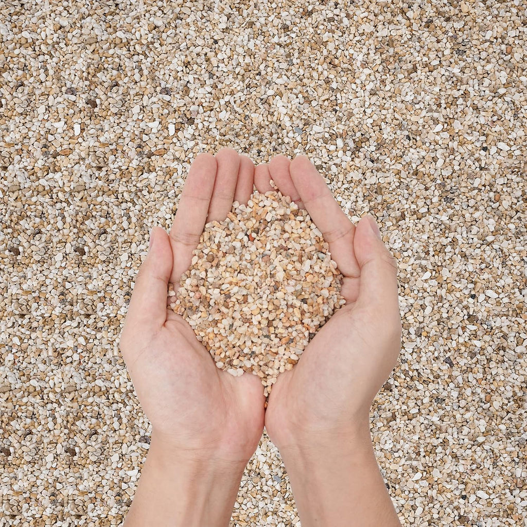 Skyflame 10Lb Silica Sand for Fire Pits and Fireplaces, Heat Proof Base Layer Decoration Under Gas Logs, Vermiculite, Lava Rock or Fire Glass for Indoor/Outdoor Decor, Gardening, Vase Filler
