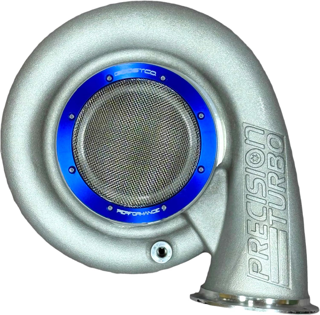 4" Turbo Inlet Screen – High Flow Stainless Mesh Filter – Cone Filter Replacement for Tight Bays & Race Builds – Street Version (Blue, 4" Turbo Inlet)