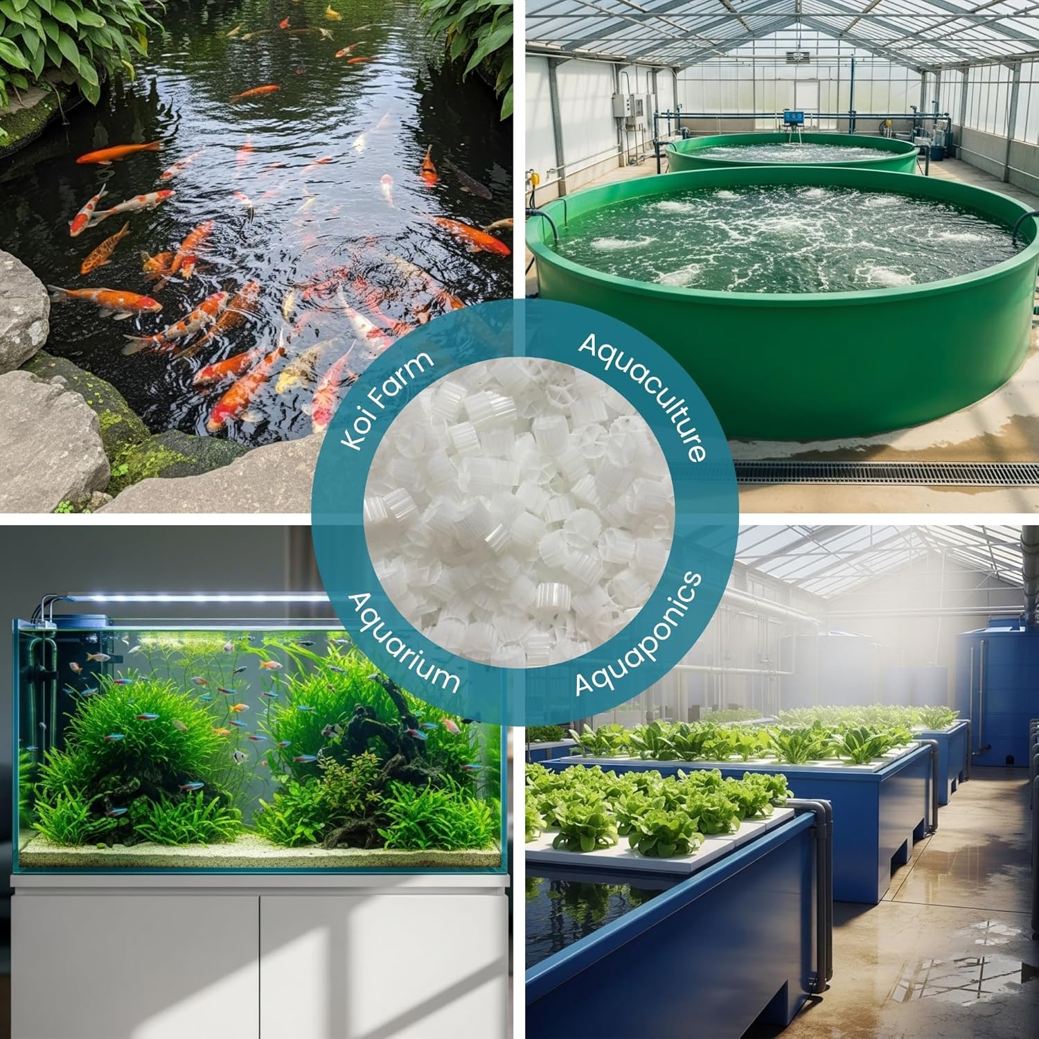 HALF OFF PONDS – K1 Bio Filter Media 3 Cu Ft – Moving Bed Bio Filter Media for Pond & Aquarium Filters – Filter Media for Fish Tank, Koi Pond Filter, Aquaponics, Aquarium Bio Filter Media, Hydroponics