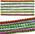 Woohome 6 PCS Static Grass Model Flower Cluster Model Grass Tufts Set for DIY Miniature Train Landscape Terrain Railway Scenery Decorations