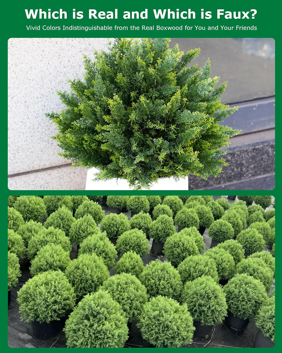 28inch Artificial Cedar Christmas Tree, Norfolk Pine Tree. 2 Sets Faux Cypress Topiary with Spikes Outdoor Christmas Tree Front Porch Decor, Fake Shrubs Planters, Christmas Pot fillers urn Filler