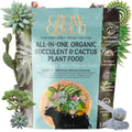 All-In-One Organic Succulent Fertilizer, Cactus Fertilizer, Succulent Plant Food, Bonsai & Cactus Food, 1lb bag = 25 Single Servings, Fast & Slow Release feeds up to 100 plants for 8 months