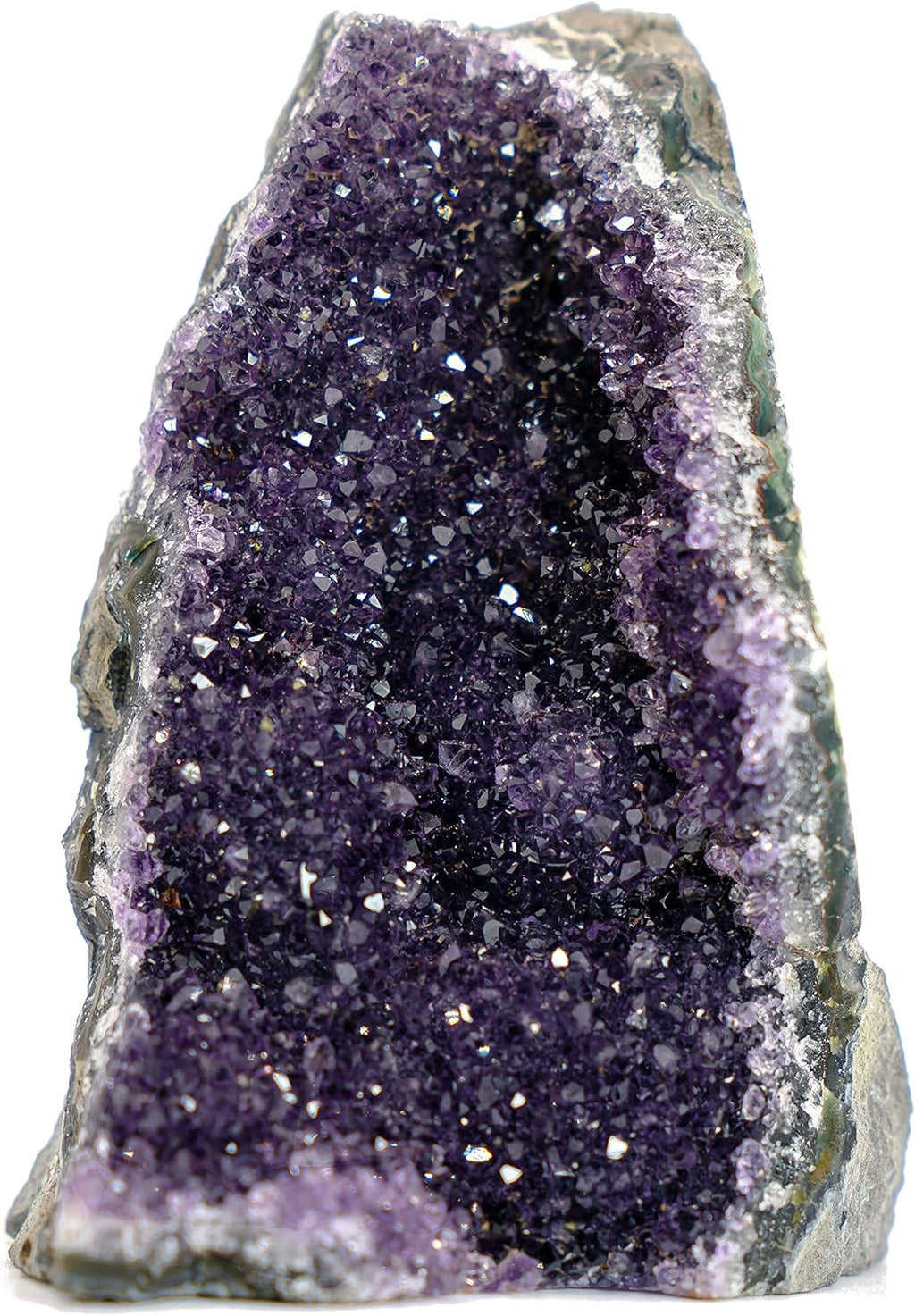Natural Amethyst (15 lb to 17.5 lb) Crystal Clusters Stone from Uruguay Raw Geode Quartz - Deep Purple Color