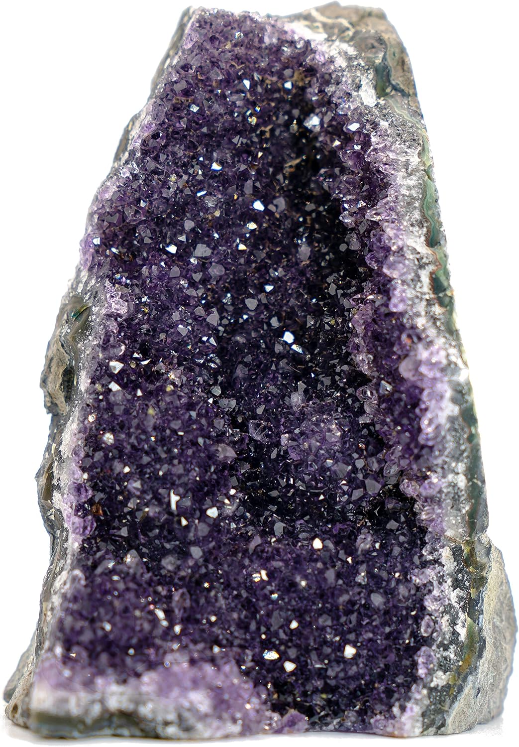 Natural Amethyst (15 lb to 17.5 lb) Crystal Clusters Stone from Uruguay Raw Geode Quartz - Deep Purple Color