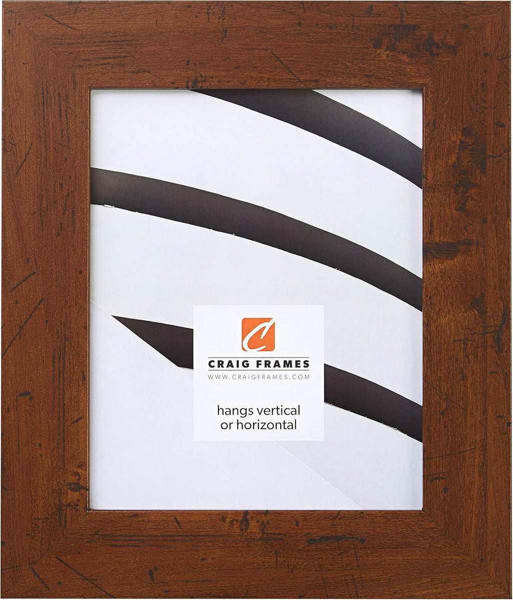 Craig Frames FM74DKW 14 by 18-Inch Picture Frame, Smooth Finish, 2-Inch Wide, Dark Brown