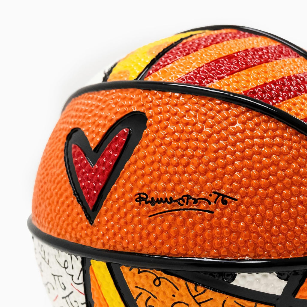 Britto Collectible Figurine - Iconic Art Figurine, Decorative Displays for Modern Home Decor | Designed by Iconic Artist Romero Basketball (Multicolor)