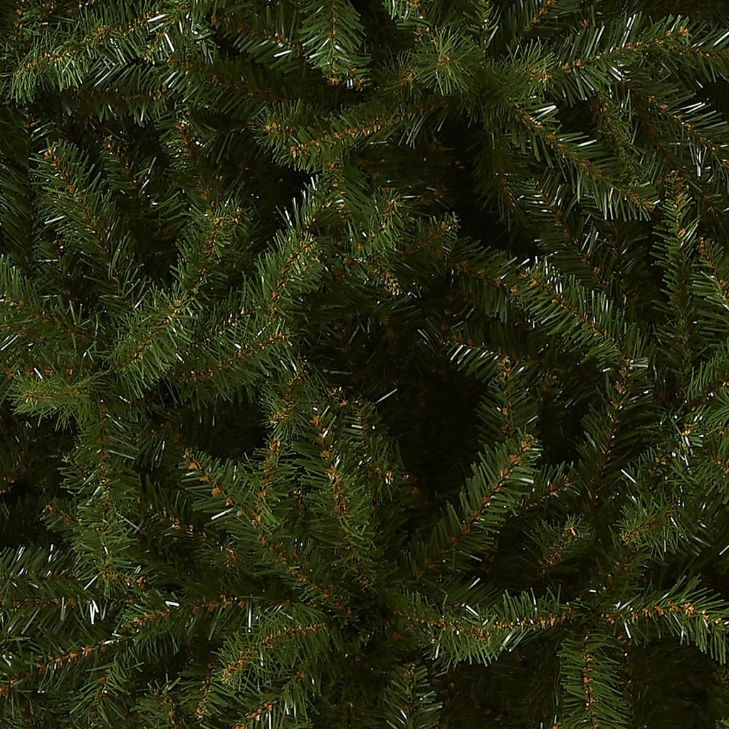 National Tree Company Artificial Full Christmas Tree, Green, Dunhill Fir, Includes Stand, 9 Feet & Company Artificial Full Christmas Tree, Black, North Valley Spruce, Includes Stand, 6.5 Feet
