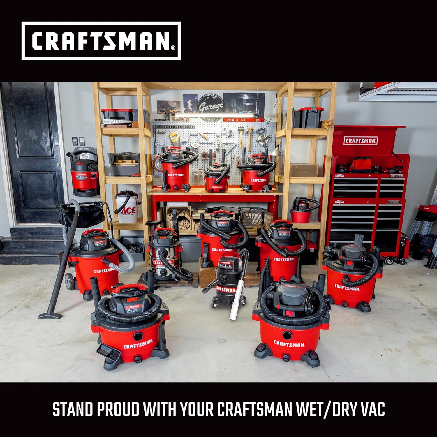 CRAFTSMAN CMXZVBE38753 Genuine HEPA Media Wet Dry Vac Replacement Vacuum Filter for Most 5 to 20 Gallon CRAFTSMAN Shop Vacuums, Easy Installation and Traps Allergens