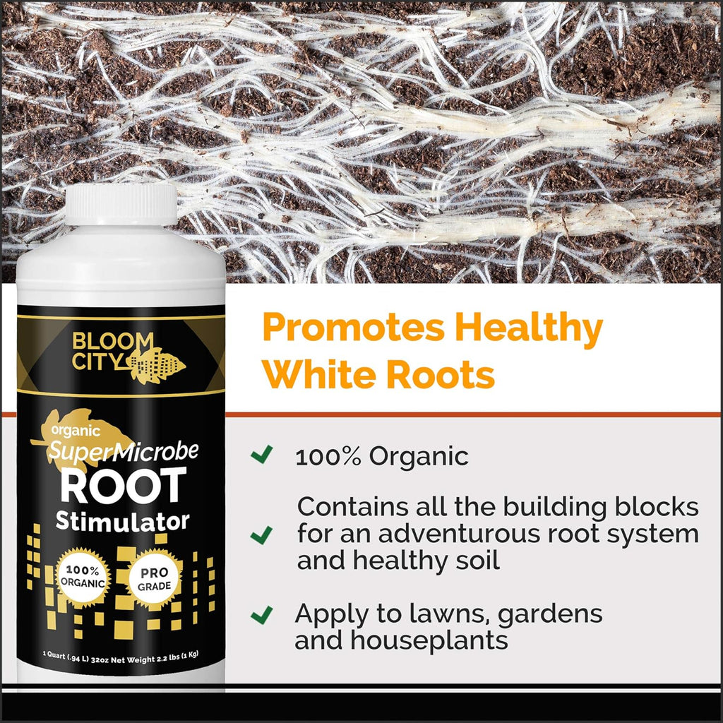 Bloom City Organic Root Stimulant, Salmon and Kelp Formula, Rich with Microbes and Mycorrhizae, Gallon (128 oz)
