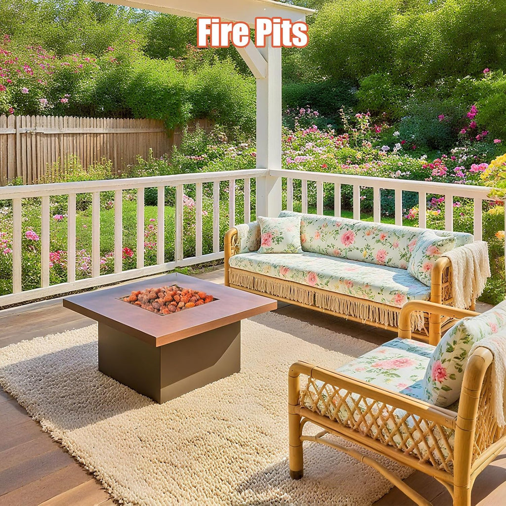 10 Pounds Red Lava Rocks for Fire Pits, Fireplaces, for Gas Log Sets, Gas Grills,Suitable for Both Indoor and Outdoor Applications (2.75"-5")