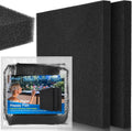 Borlech Aquarium Filter Sponge Pad, Filter Media Foam Sponges, Filter Accessories for Fish Tanks and Ponds (18.5"x18.5"x1.6", 35PPI, 2 Pack)