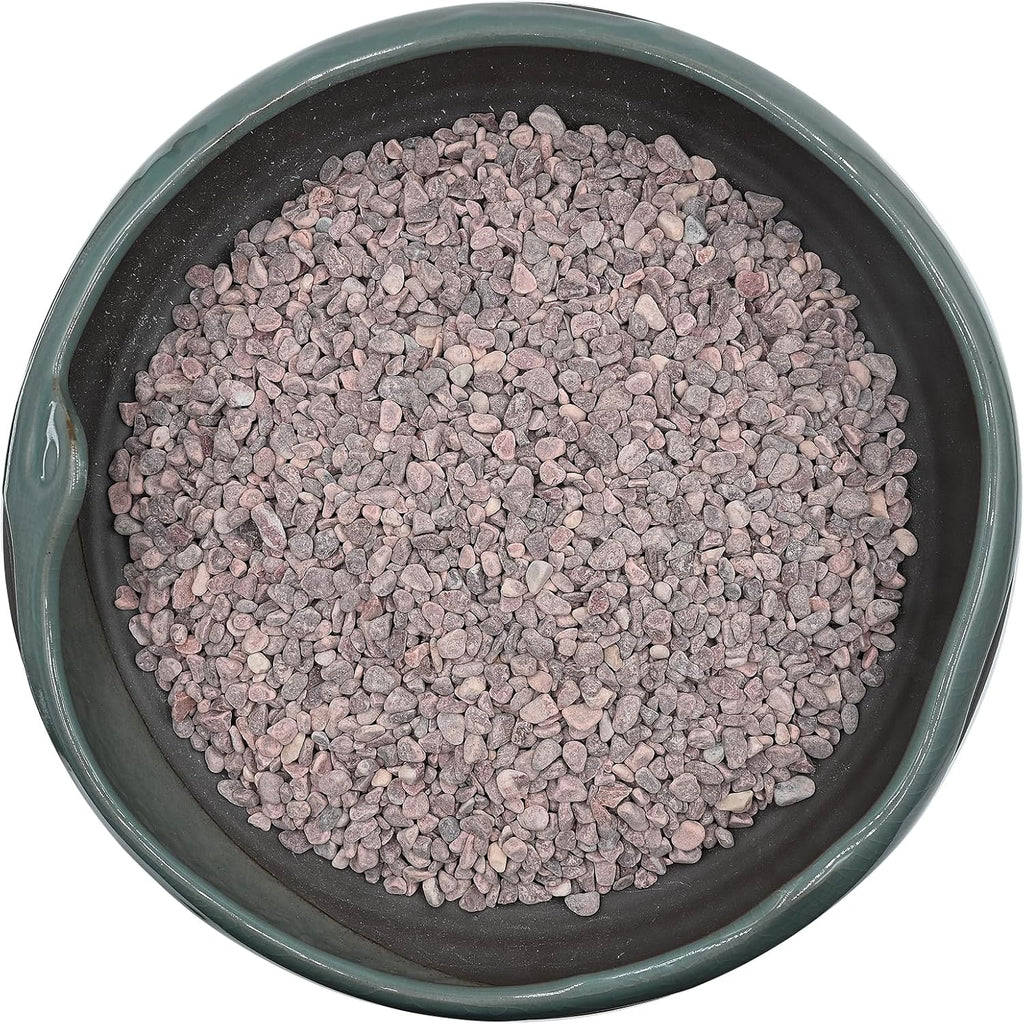 2 LBS Red Pea Gravel, Natural Succulent and Cactus Gravel Pebbles, Pebbles for Indoor Plants, Natural Gardens Mulching, for Houseplants, for Aquarium Gravel, to Maintain Soil Aeration(4-6mm)