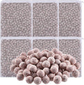 JIHAQUA Aquarium Ceramic Filter Media Bio Filter Rings, Bio Ceramic Ball for Freshwater,Marine Fish Tank,Canister Filter,Koi Pond (Wine, 6 Lbs)