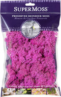 SuperMoss (23198) Reindeer Moss Preserved Bag, 2oz, Pink