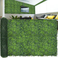 Artificial Ivy Privacy Fence Screen: 120"x 40" (33.5 SQFT) UV-Anti Faux Boxwood Roll Grass Wall Panels for Patio Balcony Privacy, Garden, Backyard Greenery Wall Backdrop Decor