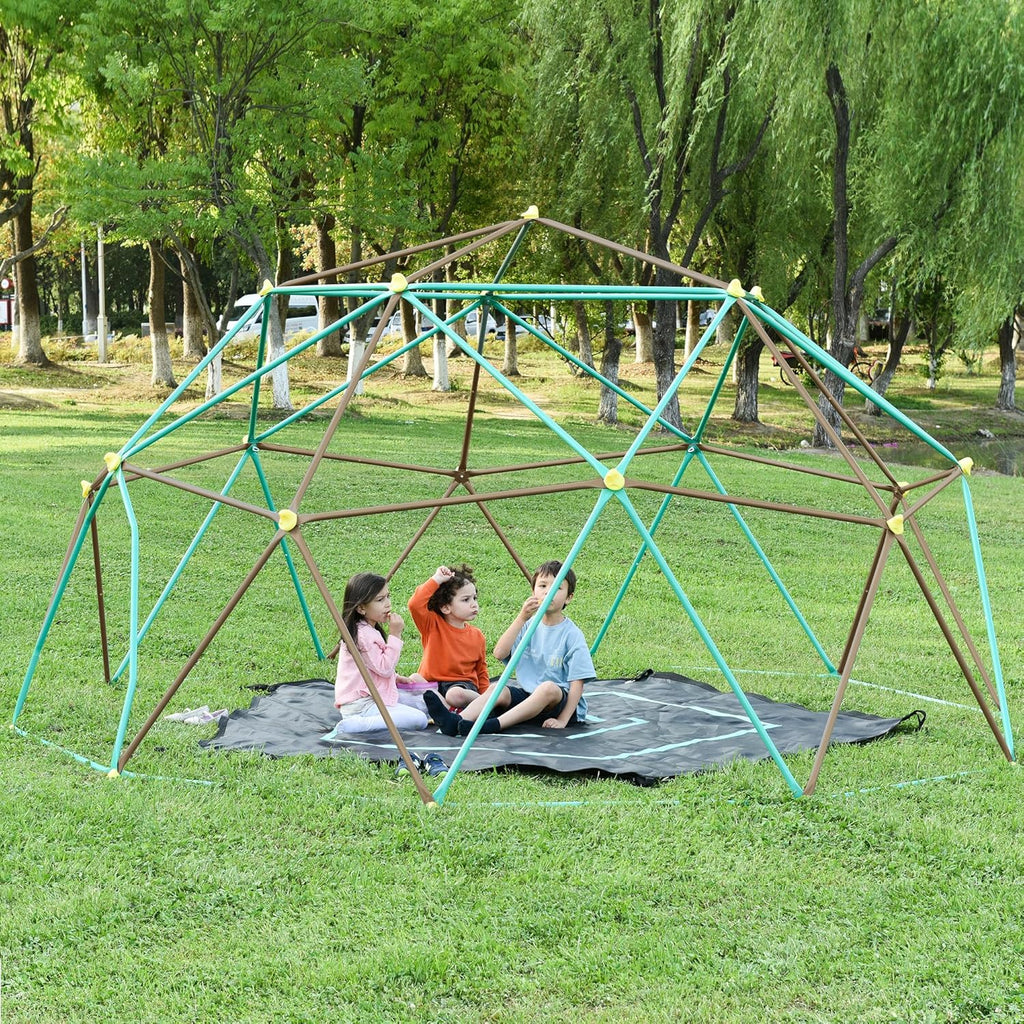 13 FT Climbing Dome for Kids 3 +, Geometric Dome Climber Play Center - Supports 1000LBS Outdoor Playset, Easy Assembly and Move