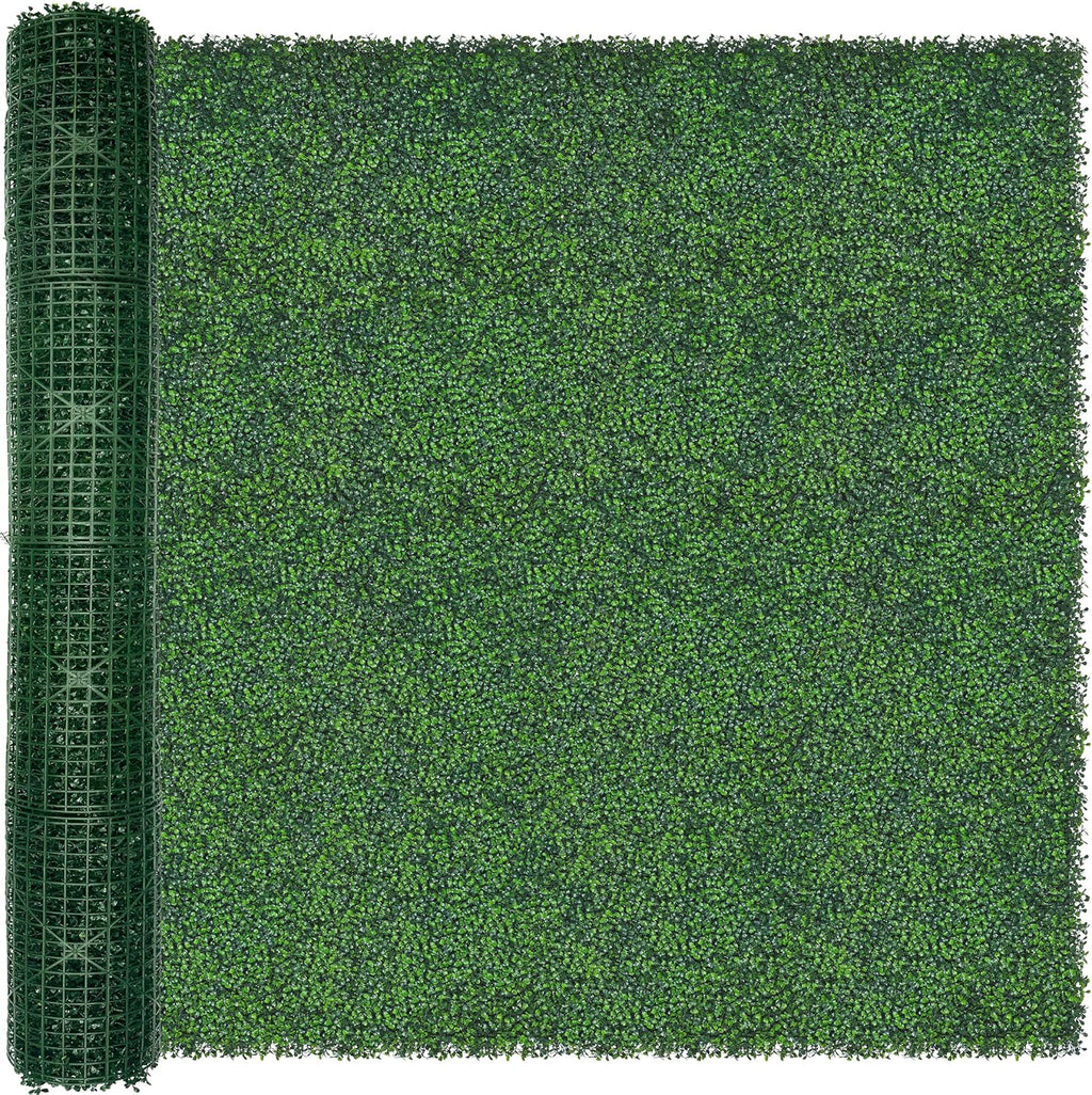Artificial Ivy Privacy Fence Wall Screen: 6FT X 12FT (72 sqft) UV-Anti Faux Boxwood Roll Panels Greenery Backdrop Ivy Vine Leaf Hedges Fence Panels for Indoor Outdoor Green Decor