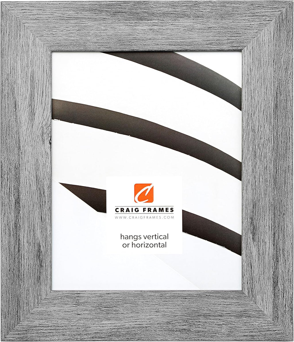 Craig Frames 74030 16 by 24-Inch Picture Frame, Smooth Wrap Finish, 2-Inch Wide, Gray Barnwood