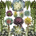Artificial Succulents - 15 Pack - Premium Unpotted Succulent Plants Artificial - Realistic Textured Succulents - Fake Succulent Plants for DIY - Feaux Faux Cactus Plant Bulk