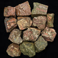 Crocon 1LB Unakite Rough Bulk Natural Stone Raw Gemstone Tumbling Cabbing Polishing Mining Chakra Balancing Reiki Healing Good Luck Gift Home Office Decor