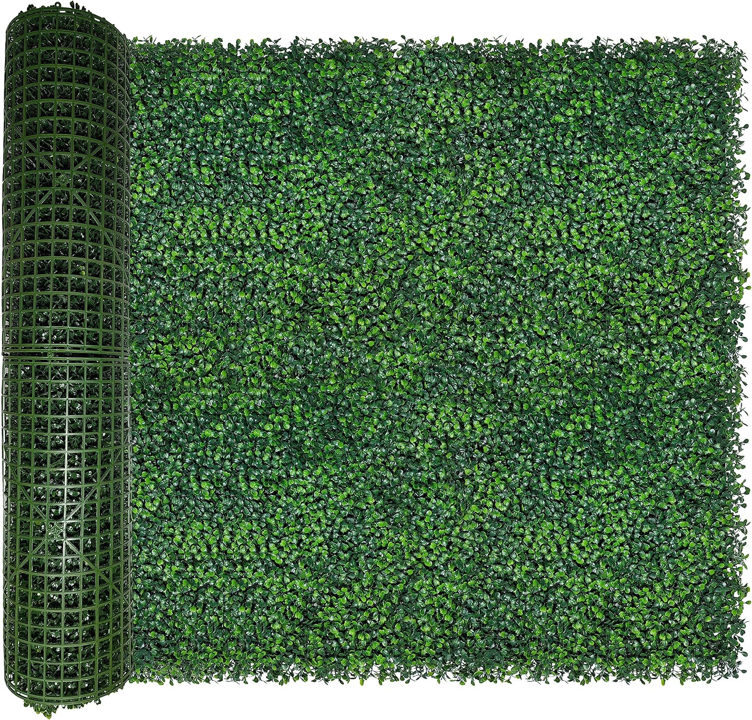 Artificial Ivy Privacy Fence Wall Screen,40X120 in(33.5 sqft) UV-Anti Faux Boxwood Roll Panels Greenery Backdrop Ivy Vine Leaf Hedges Fence Panels for Indoor Outdoor Green Wall Decor