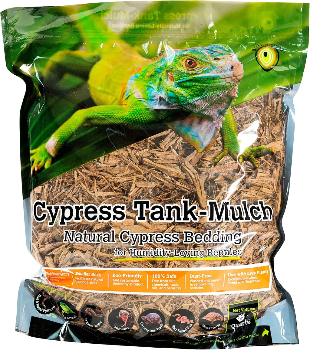 Galapagos (05054) Cypress Tank Mulch Forest Floor Bedding, 8-Quart, Natural