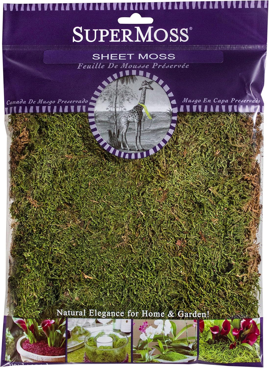 SuperMoss (21580) Sheet Moss Dried, Natural, 2 Ounce