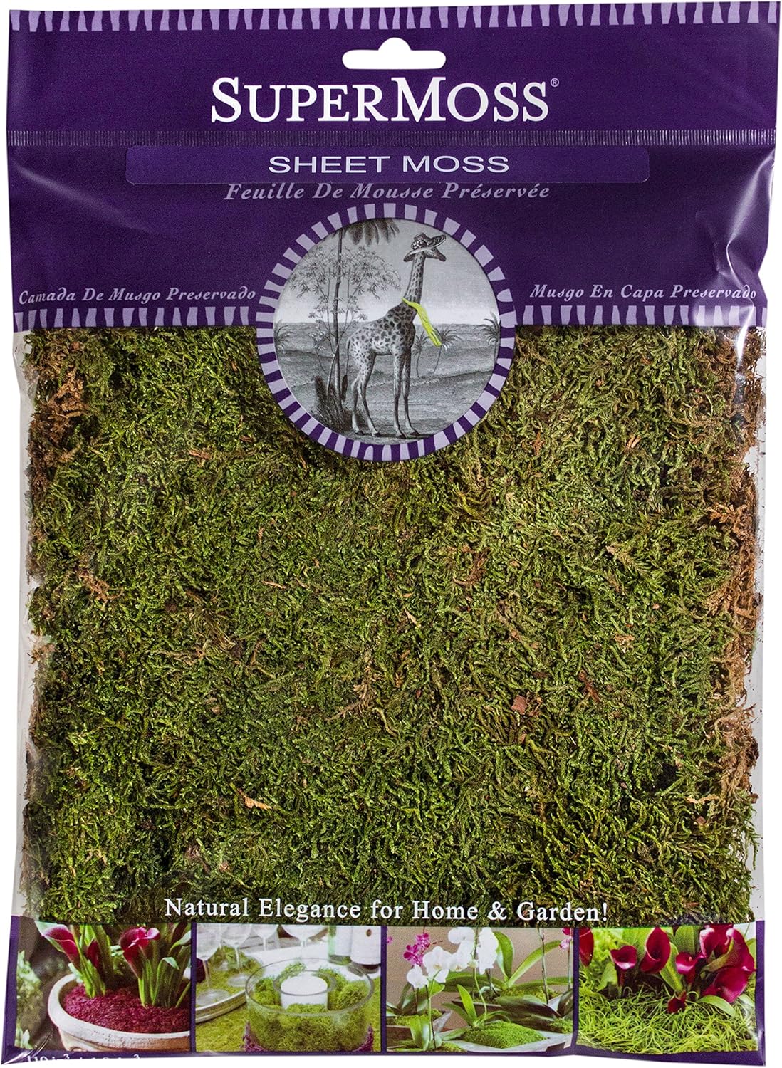 SuperMoss (21580) Sheet Moss Dried, Natural, 2 Ounce