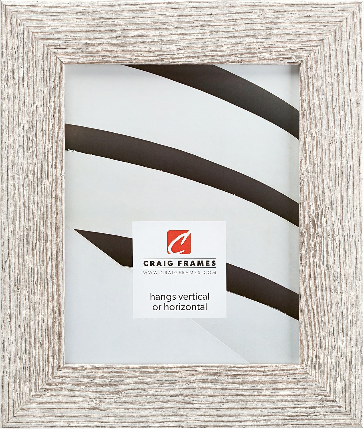 Craig Frames 74690 20 by 26-Inch Picture Frame, Smooth Wrap Finish, 2-Inch Wide, Restoration White