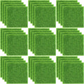 Elcoho 36 Pieces Fake Grass for Crafts Fairy Garden 6 x 6 Inches Artificial Garden Grass for Miniature Ornament Dollhouse DIY Decoration