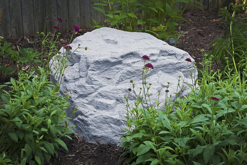Emsco Group 2271 Landscape Rock – Low Profile Boulder – Lighwieght, Granite