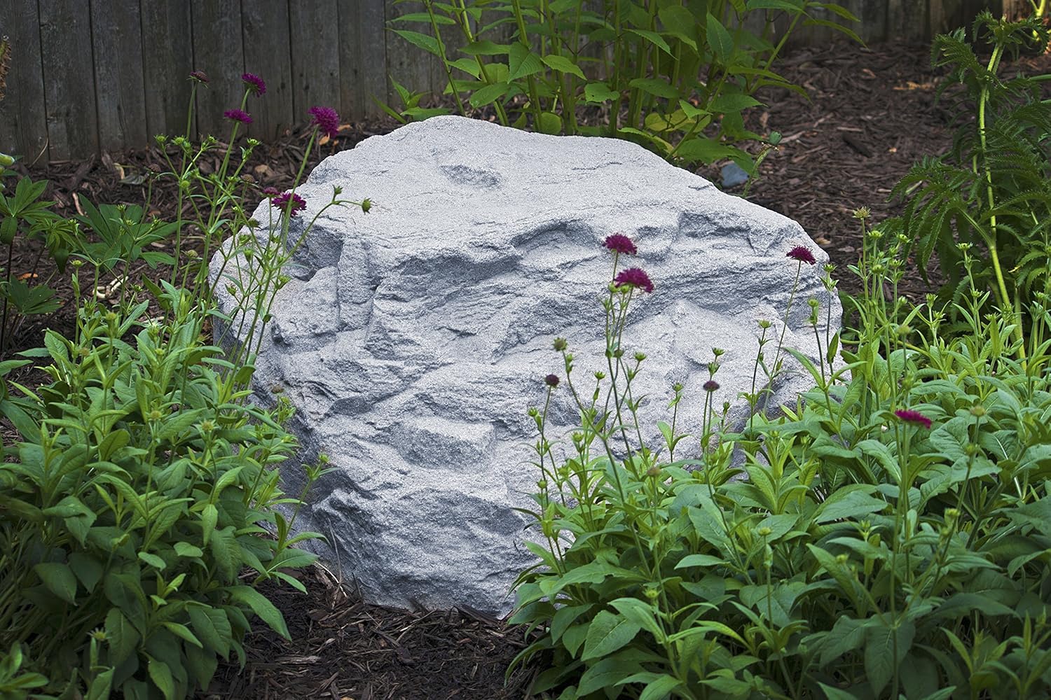 Emsco Group 2271 Landscape Rock – Low Profile Boulder – Lighwieght, Granite