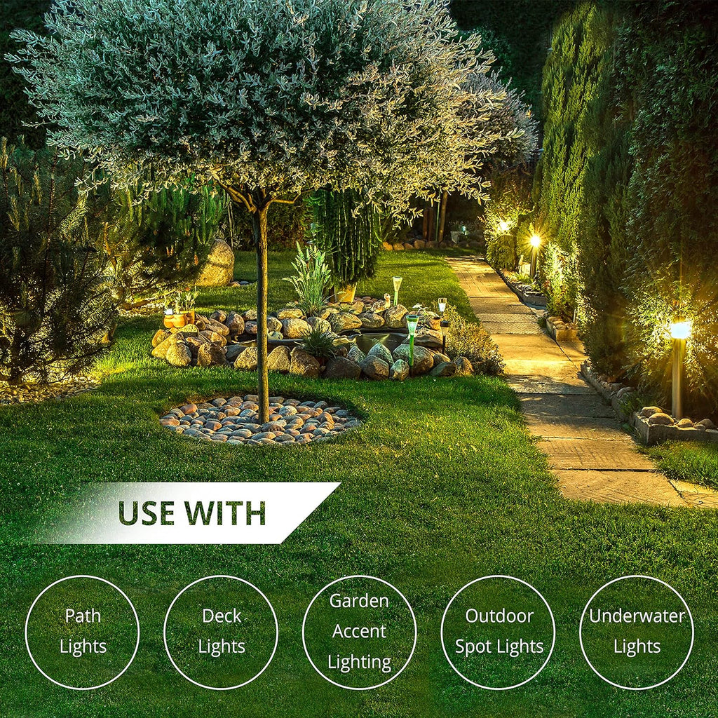 Wirefy 16/2 Low Voltage Landscape Wire 100 ft | Low Voltage Landscape Lighting Wire | Pure Copper | Outdoor Direct Burial | 16-Gauge 2-Conductor 100 Feet | UL Listed