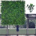 Artificial Grass Wall Panels,20X20 in 6P UV-Anti Greenery Boxwood Panels for Indoor Outdoor Green Wall Decor & Ivy Fence Covering Privacy